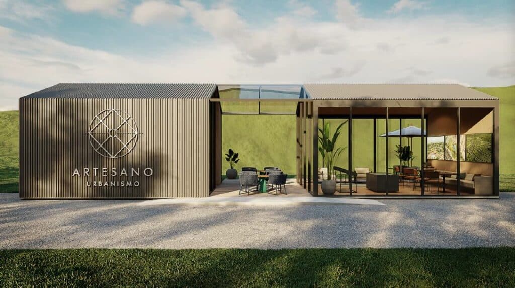 O Estande de Vendas Sustentável da Artesano: Uma Abordagem Inovadora no Setor Imobiliário